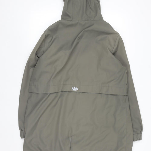 Dunnes Stores Women’s Khaki Hooded Waterproof Parka Coat Size 18