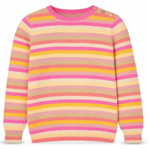 Liz Claiborne Women’s Multicoloured Striped Cotton Jumper L