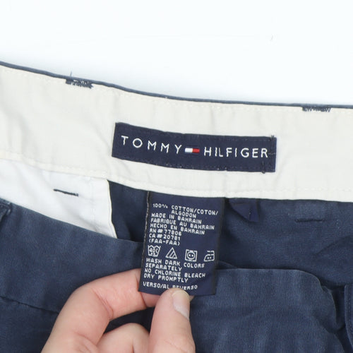 Tommy Hilfiger Men's Blue Chino Shorts Size 32 Regular Fit