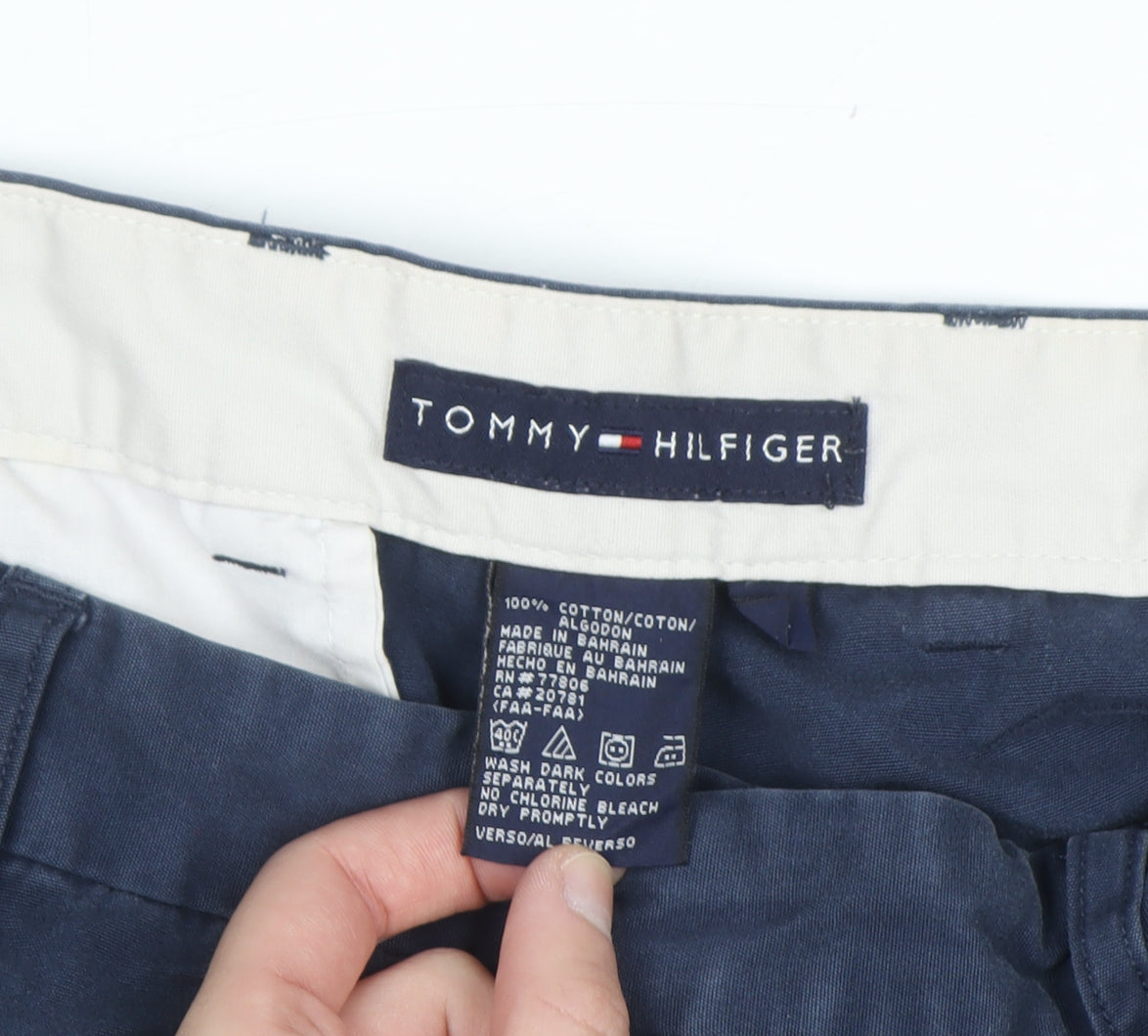 Tommy Hilfiger Men's Blue Chino Shorts Size 32 Regular Fit