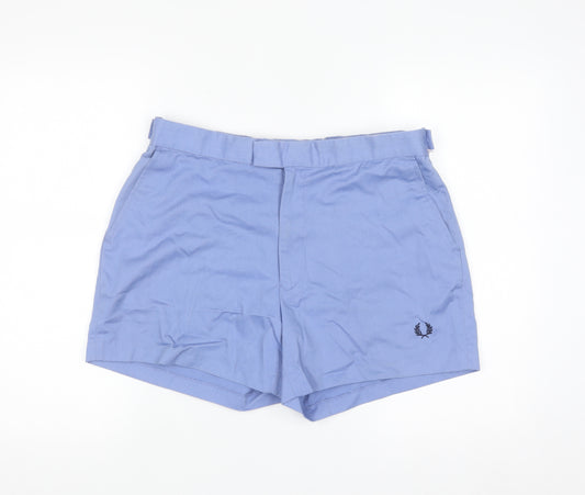 Fred Perry Men's Blue Sportswear Shorts Size 36 Chino Style