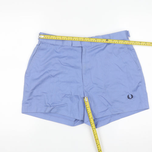 Fred Perry Men's Blue Sportswear Shorts Size 36 Chino Style