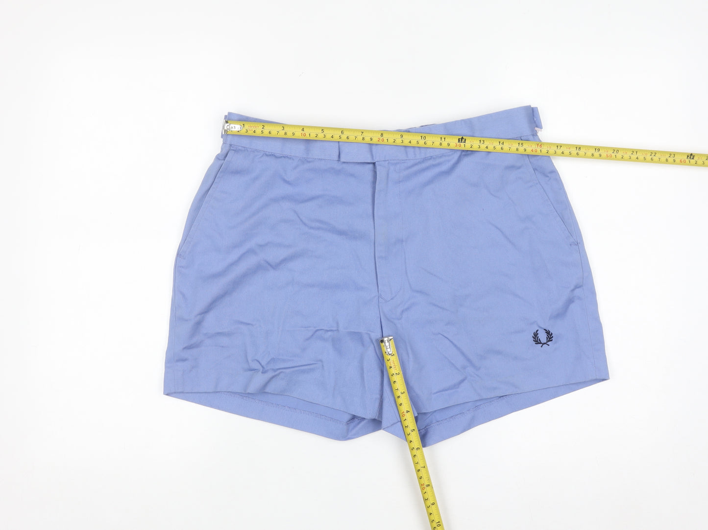 Fred Perry Men's Blue Sportswear Shorts Size 36 Chino Style