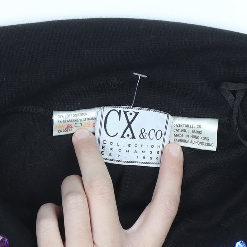 CX & CO Women's Black Off Shoulder Beaded Bodysuit Size 8