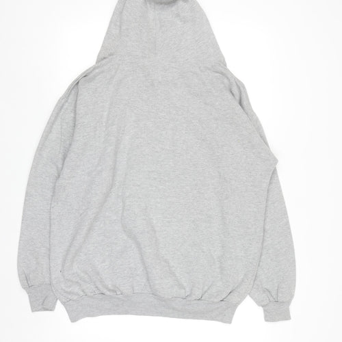 Jon Lauren Men's Grey Caribou Maine Pullover Hoodie XL Graphic Print