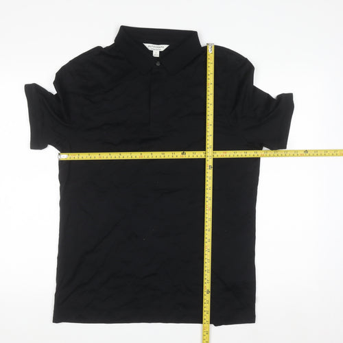 Marks and Spencer Autograph Men's Black Supima Cotton Polo Shirt M