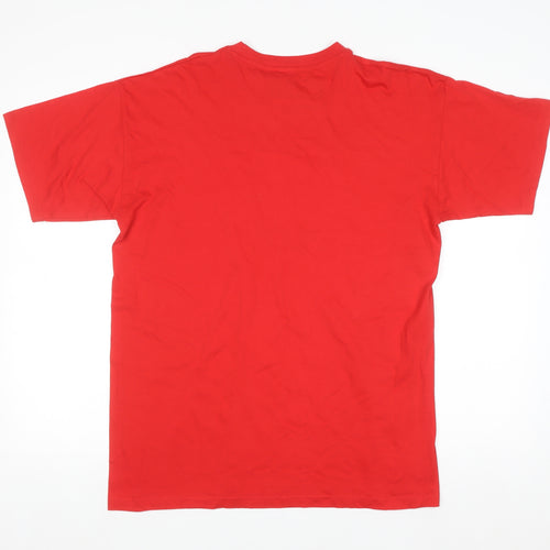 Manchester United Men’s Red Champions 2013 Cotton T-Shirt Size L