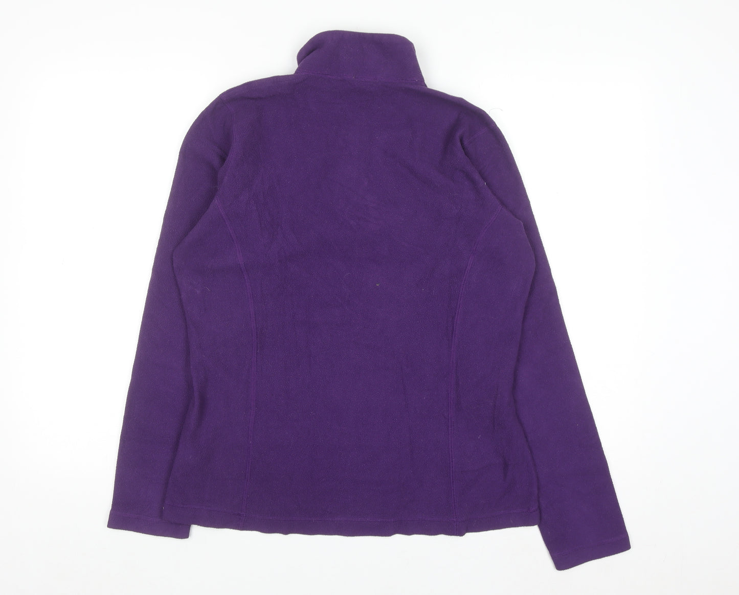 Helly Hansen Women's Purple Fleece Pullover Sweatshirt L 1/2 Zip