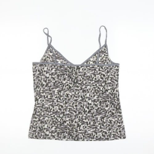 Marks and Spencer Women Grey Geometric Camisole Top Size 14