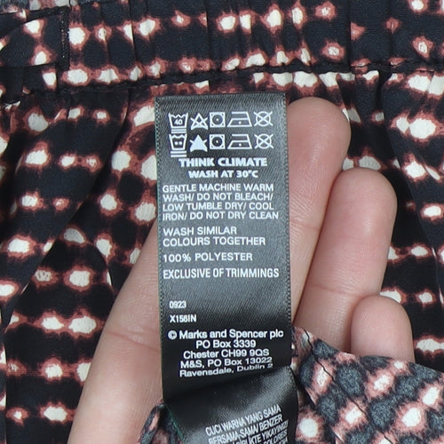 Marks and Spencer Per Una Women’s Multicoloured Midi A-Line Skirt Size 14