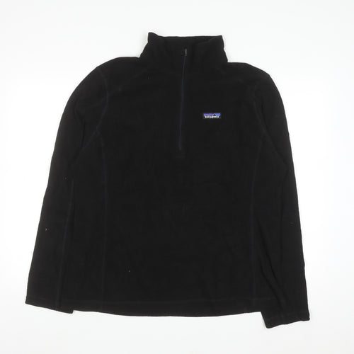 Patagonia Men’s Black XL Fleece 1/2 Zip Pullover Sweatshirt