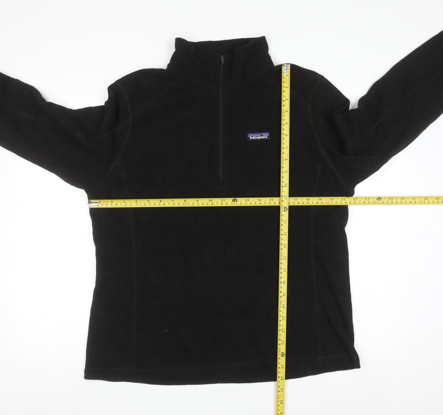 Patagonia Men’s Black XL Fleece 1/2 Zip Pullover Sweatshirt