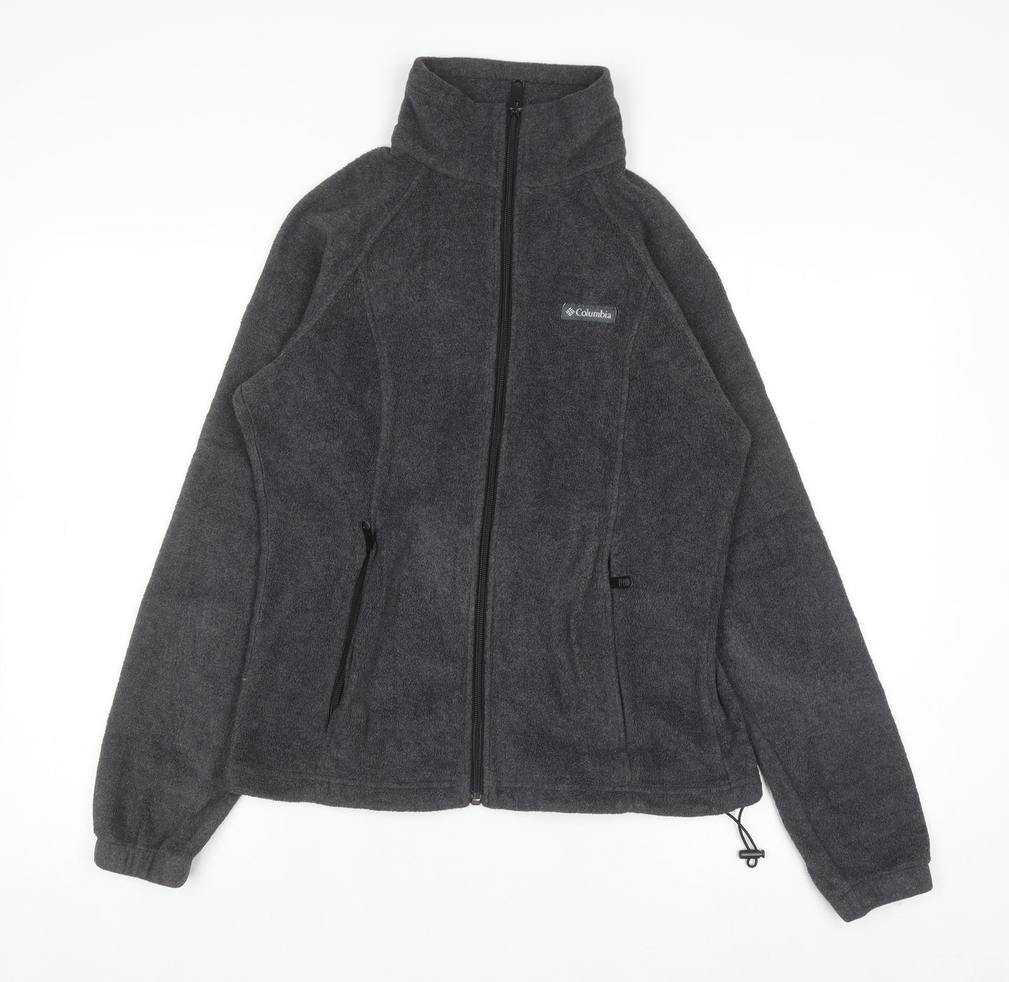 Columbia Women's Grey Full Zip Fleece Sweatshirt M