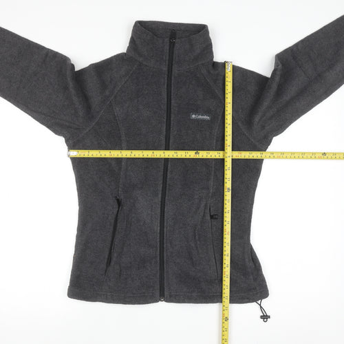 Columbia Women's Grey Full Zip Fleece Sweatshirt M