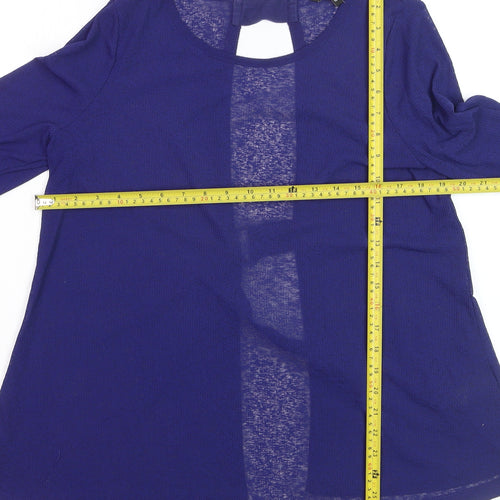Next Women’s Blue Long Sleeve Tall Open Cardigan Size 16