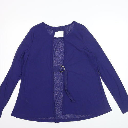 Next Women’s Blue Long Sleeve Tall Open Cardigan Size 16