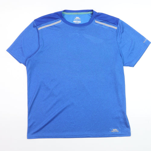 Trespass Mens Blue Duoskin Short Sleeve Sports T-Shirt M