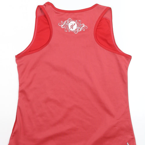 New Balance Womens Red Polyester Athletic Tank Top M