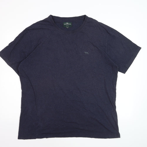Rodd & Gunn Men's Blue 3XL Sports Fit Cotton T-Shirt