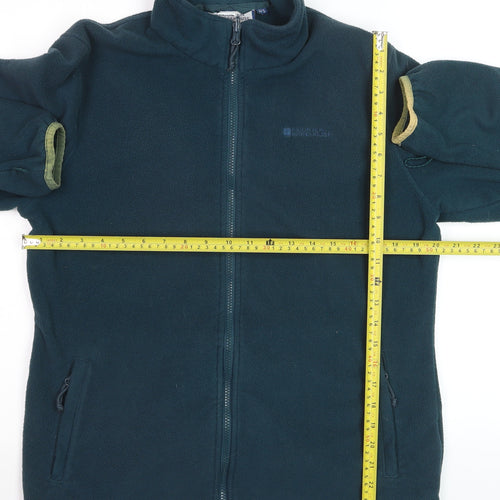 Mountain Warehouse Men’s Blue Fleece Zip Jacket Size L Outdoor Warm
