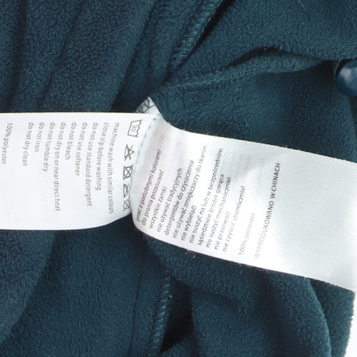 Mountain Warehouse Men’s Blue Fleece Zip Jacket Size L Outdoor Warm