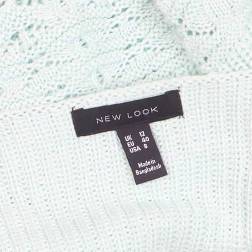 New Look Women's Mint Green Knit Camisole Tank Top Size 12