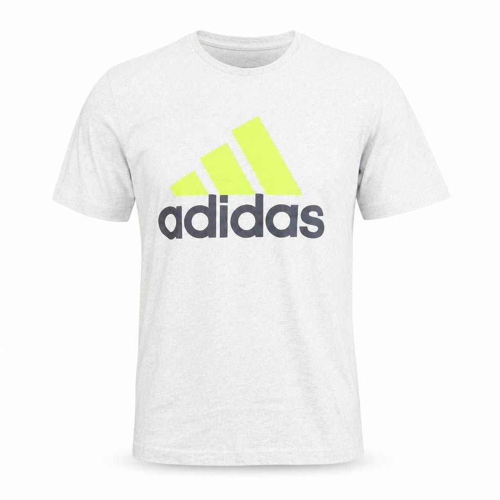 Front view of adidas Men’s Grey Small Sports Essentials Climalite T-Shirt