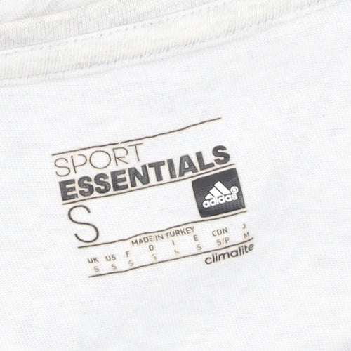 adidas Men’s Grey Small Sports Essentials Climalite T-Shirt