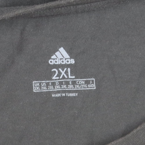 Adidas Men's Black 2XL Carabao Cup 2023 Bring on United T-Shirt