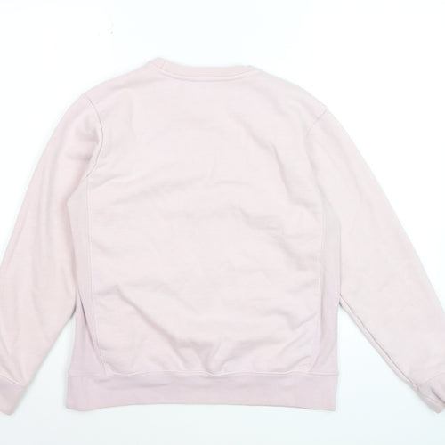 Champion Women's Pink Logo Pullover Sweatshirt Size L