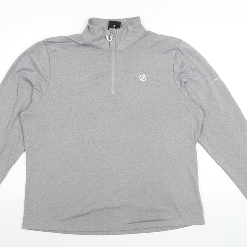 Dare 2B Women's Grey 1/4 Zip Pullover Sweatshirt UK 20