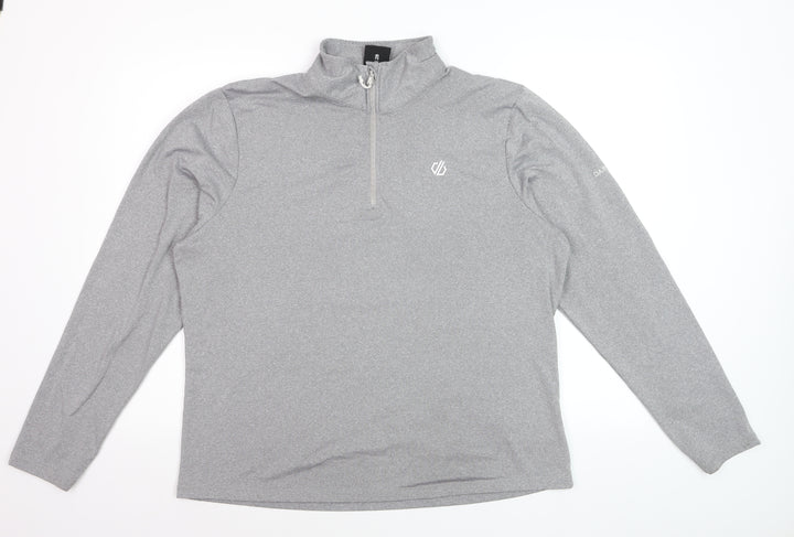 Dare 2B Women's Grey 1/4 Zip Pullover Sweatshirt UK 20