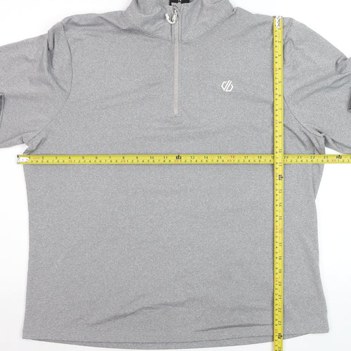 Dare 2B Women's Grey 1/4 Zip Pullover Sweatshirt UK 20