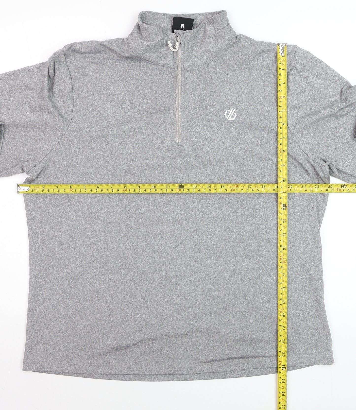 Dare 2B Women's Grey 1/4 Zip Pullover Sweatshirt UK 20