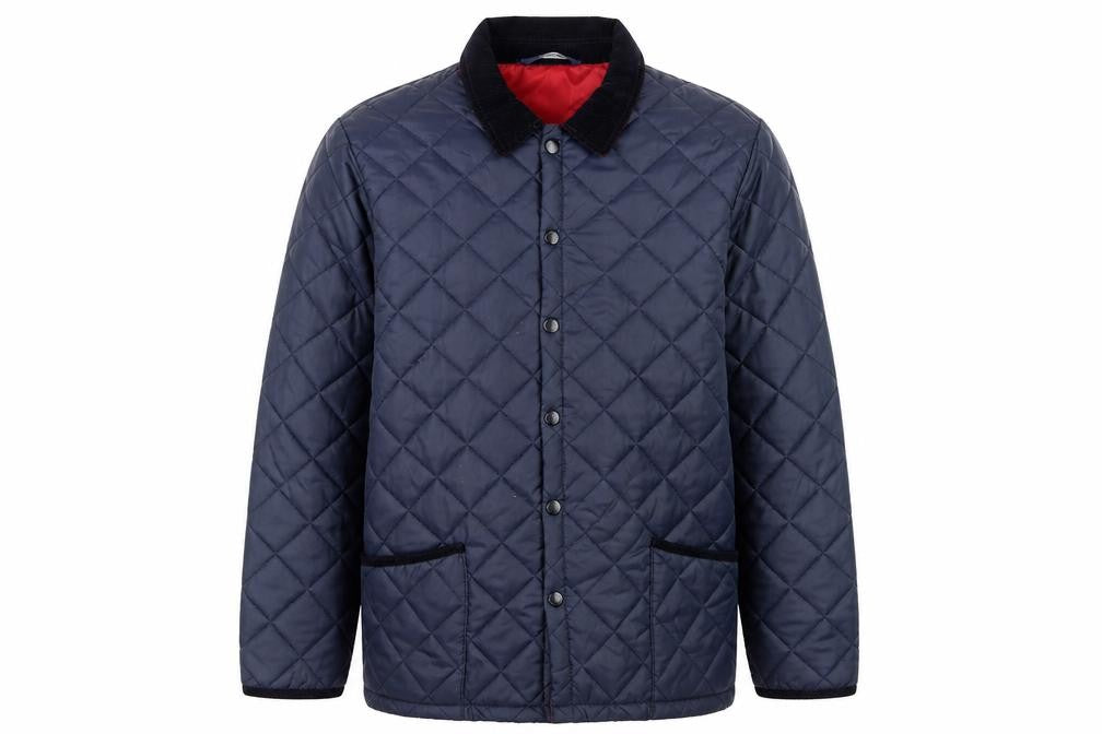 Samuel Windsor Men's Blue Quilted Showerproof Jacket L
