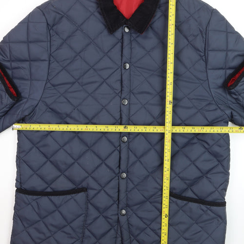 Samuel Windsor Men's Blue Quilted Showerproof Jacket L