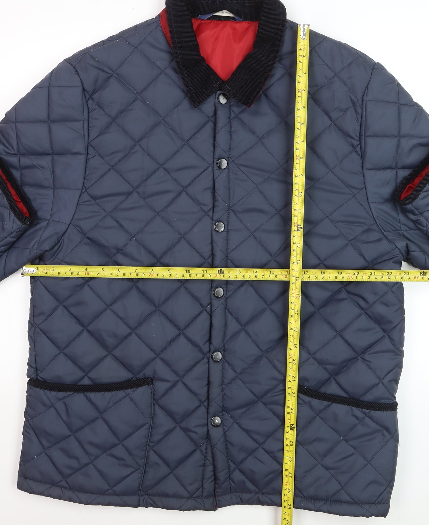 Samuel Windsor Men's Blue Quilted Showerproof Jacket L
