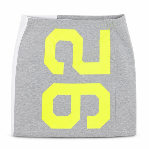 Topshop Women’s Grey Neon Sports Style Short Skirt Size 10