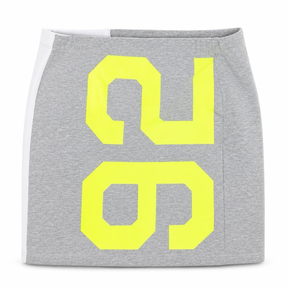 Topshop Women’s Grey Neon Sports Style Short Skirt Size 10