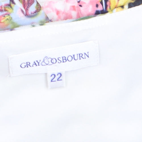 Gray & Osbourn Women's Multicoloured Size 22 Shift Dress
