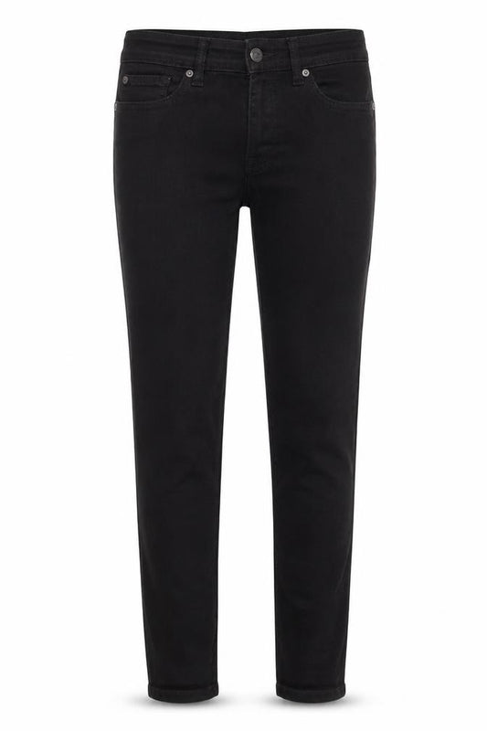 Front view of Gap Women’s Black Denim Jegging Jeans, size UK 4, Regular Mid Rise
