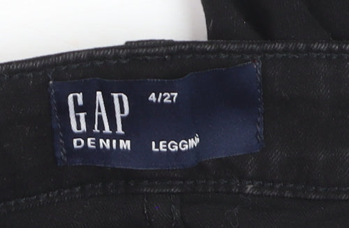 GAP Women’s Black Denim Jegging Jeans Size 4 Regular Mid Rise