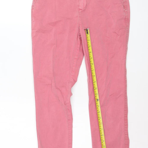 GAP Women’s Pink Girlfriend Chino Straight Jeans Size 4