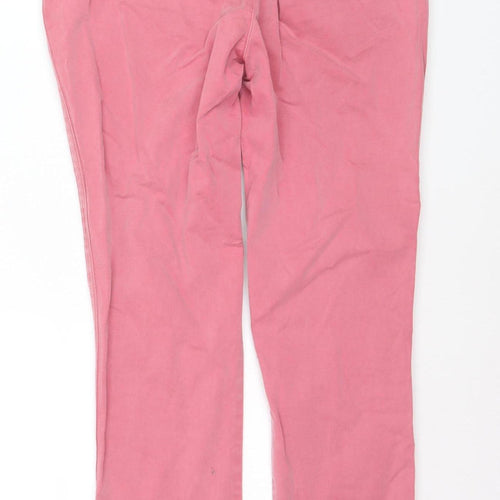 GAP Women’s Pink Girlfriend Chino Straight Jeans Size 4