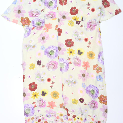 Simply Be Women’s Multicoloured Floral Wrap Midi Dress Size 22
