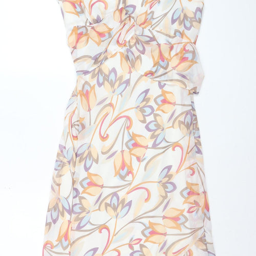 Marks and Spencer Women’s Multicoloured Floral Wrap Dress Size 14