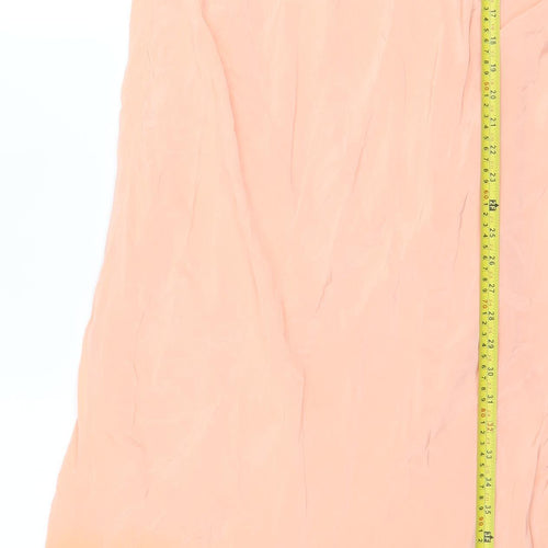 Marks and Spencer Women Orange Ombre Slip Dress Size 16 Summer Long