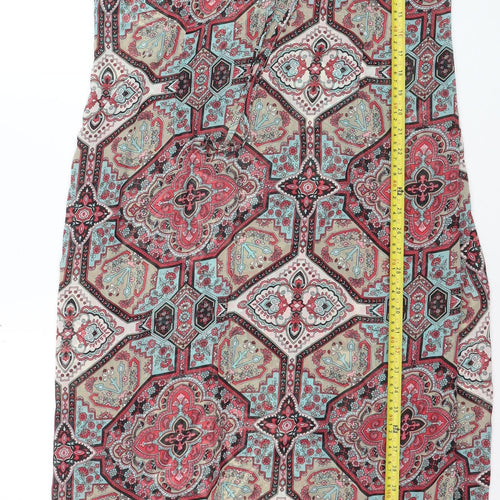Dorothy Perkins Women’s Multicoloured Sleeveless Shift Dress Size 18