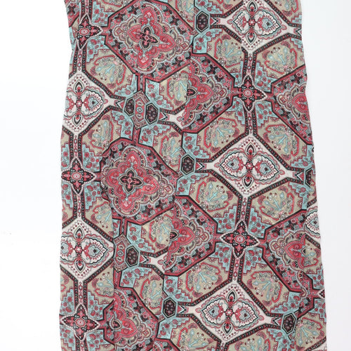 Dorothy Perkins Women’s Multicoloured Sleeveless Shift Dress Size 18