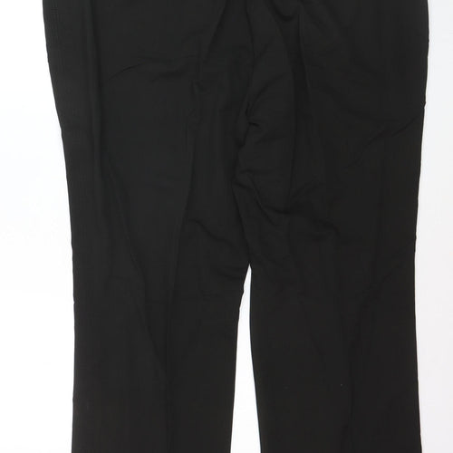 Capsule Womens Black Plus Size 26 Stretch Work Trousers